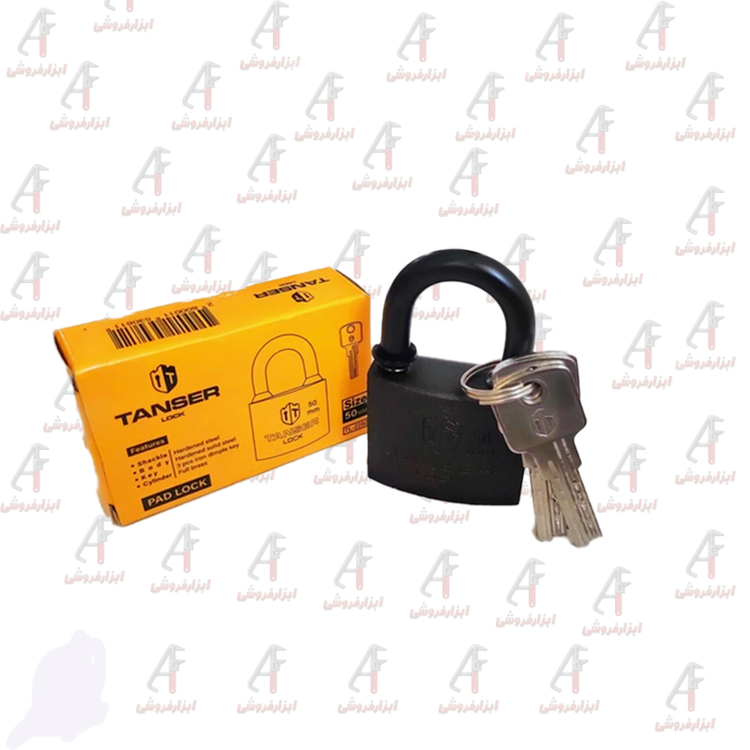 قفل آویز مشکی