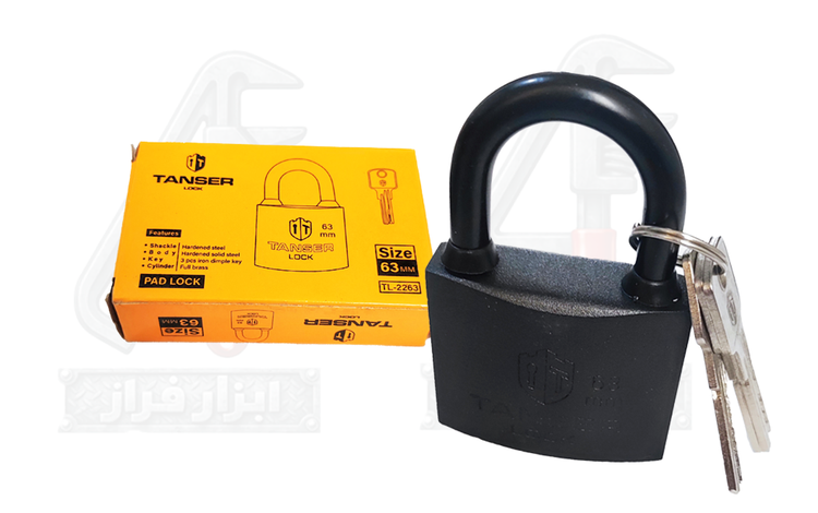 قفل آویز مشکی