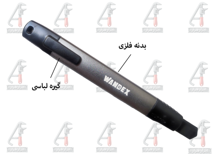 کاتر فلزی وندکس با تیغه 30 درجه 9 میلیمتری مشکی و قفل اتومات مناسب برشهای دقیق